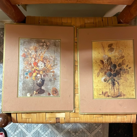 Hauser Other - Pair of Matted Vintage RY HAUSER Floral Prints From Hauser